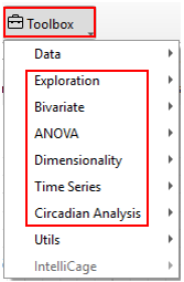 Figure: Statistical Analysis Widgets